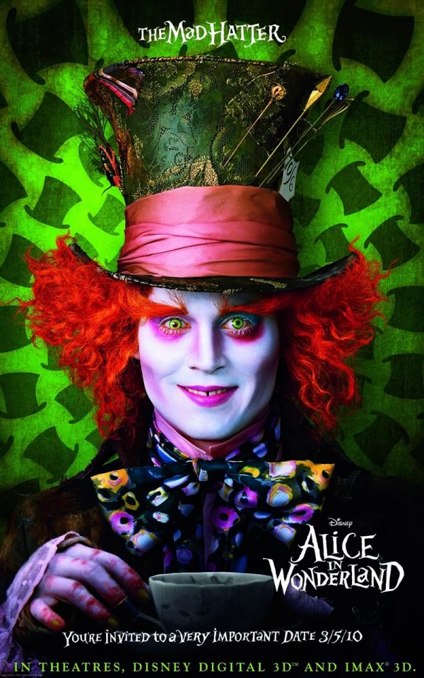 alice in wonderland johnny depp best makeup oscar nomination