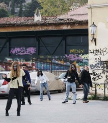 zombie walk athens greece