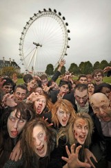 zombie walk the london eye
