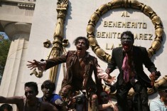 zombie walk mexico city mexico
