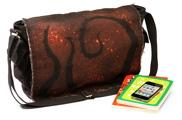 tentacle messenger bag