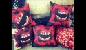 redcoversme bloody teeth pillows