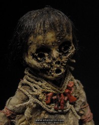 shain erin creepy dolls Mummy Art Doll Sculpture M30