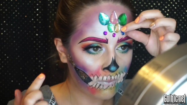 Sparkly Halloween Makeup | Gothic.net