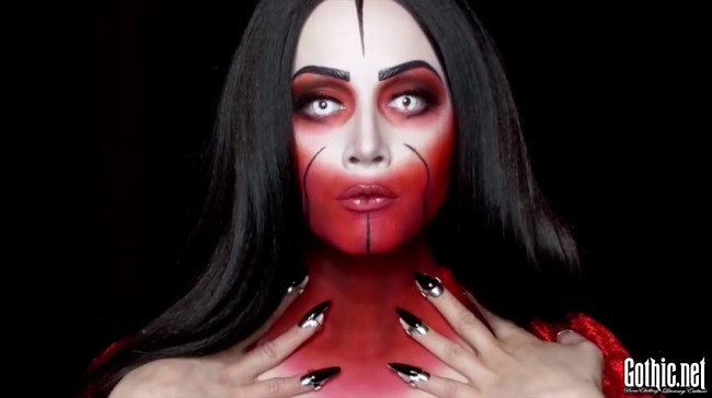 Demonic Fascination Makeup