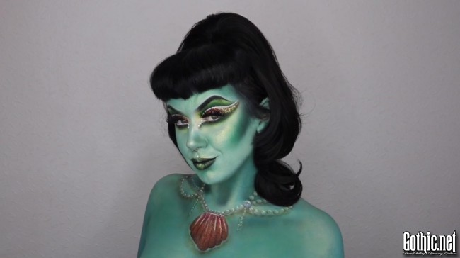 Scary Mermaid Makeup Halloween Tutorial How To Video